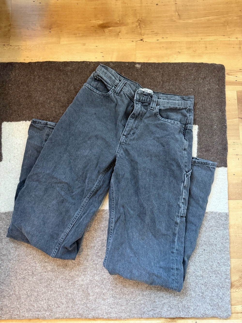 We The Free Women’s Relaxed Black-Gray Jeans